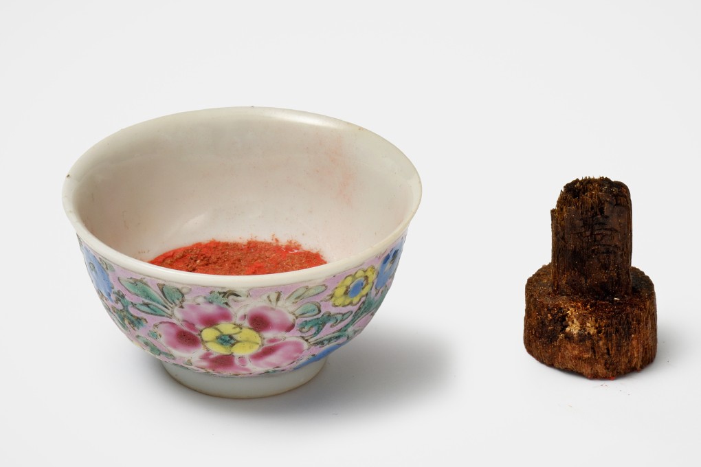 Cosmetics containers found at Princess Hwahyeop's tomb. Photo: Handout