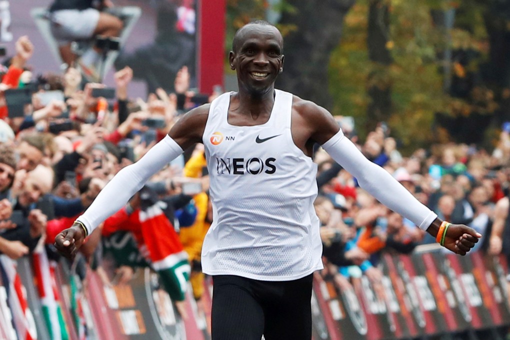 Kenya's Eliud Kipchoge explained his sub-two-hour marathon effort as an attempt to inspire people and tell them no human is limited. Photo: Reuters