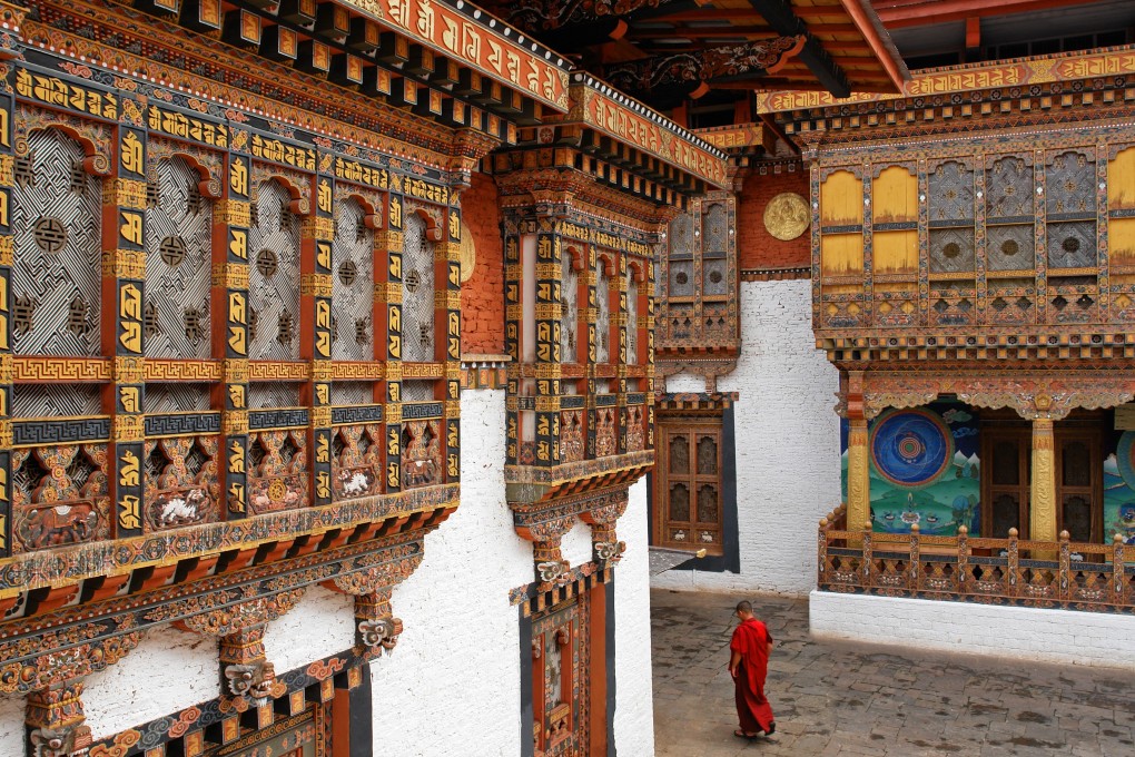 A temple in Punakha Dzong in Bhutan, which has been named the best country to visit in 2020 by the Lonely Planet guide. Photo: Getty