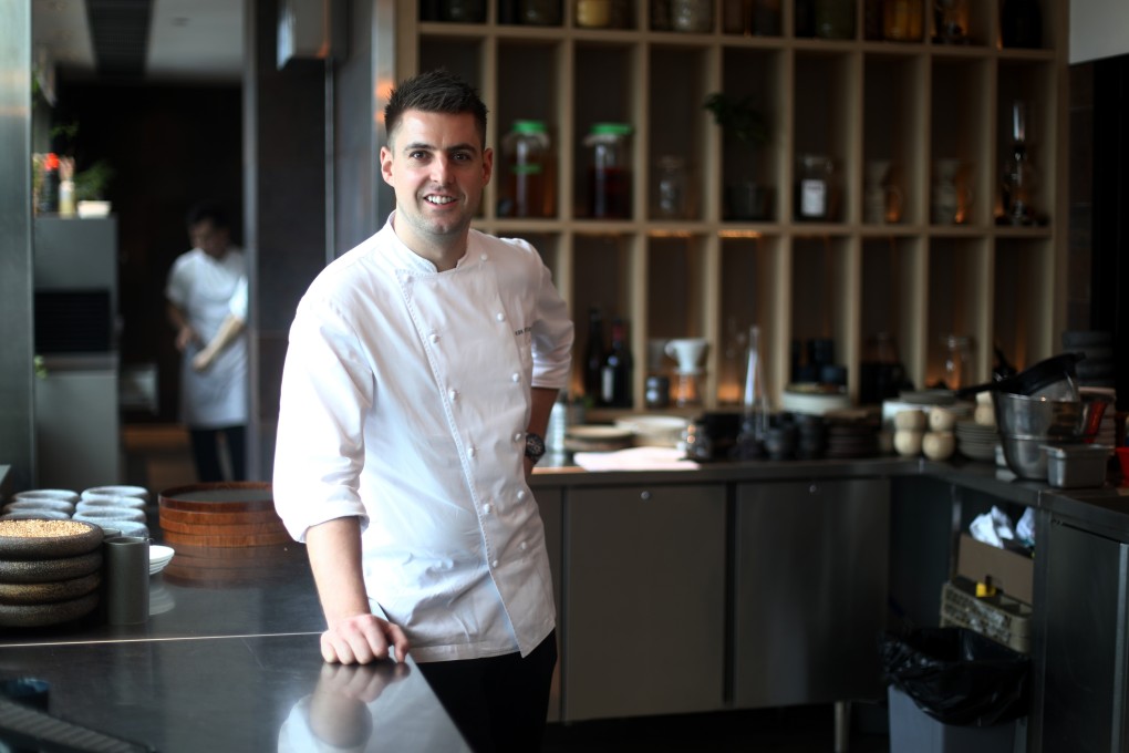 Chef Kirk Westaway at Roganic, in Causeway Bay, in Hong Kong. Photo: Tory Ho