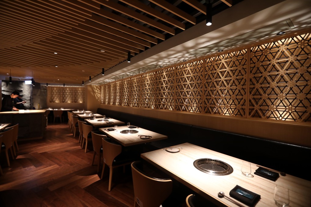 Interior of Wagyu Vanne in Causeway Bay. Photo: Xiaomei Chen