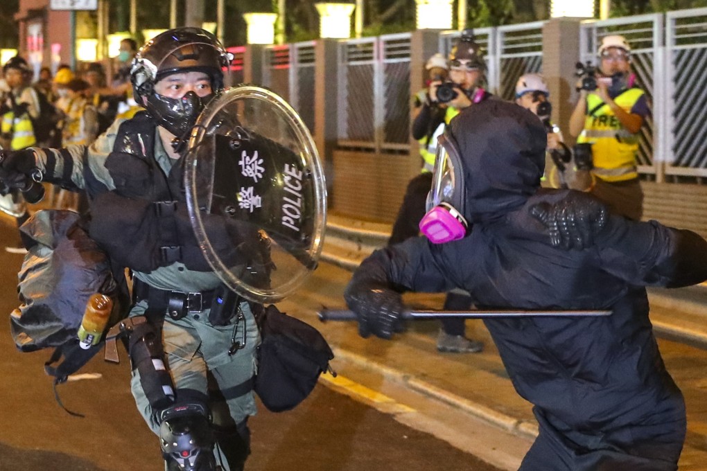 The protests in Hong Kong have become increasingly violent. Photo: Sam Tsang