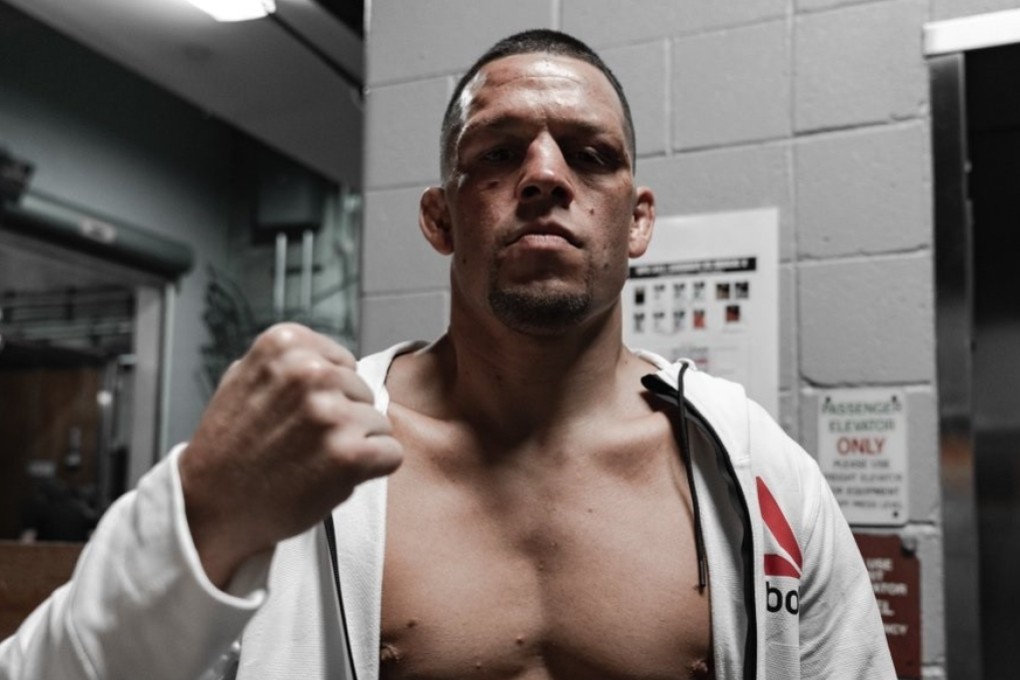 Nate Diaz poses after beating Anthony Pettis. Photo: Instagram