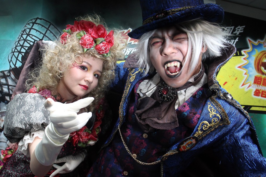 The costumes donned by most Hongkongers during Halloween take from stock characters of maleficence in Western tradition, rather than Chinese folk stories. Photo: SCMP