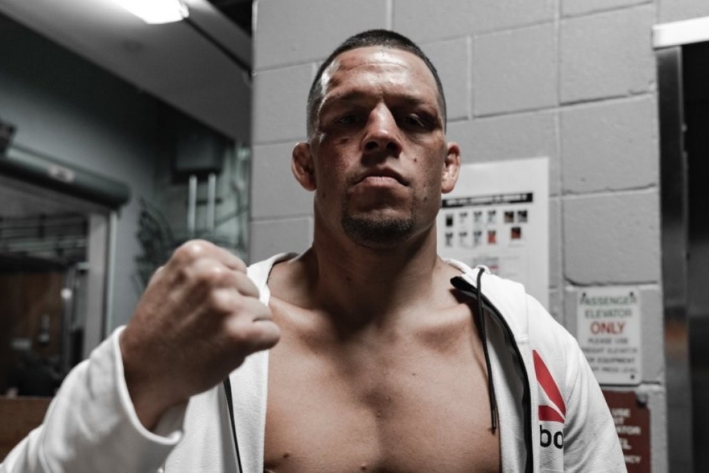 Nate Diaz poses after beating Anthony Pettis. Photo: Instagram