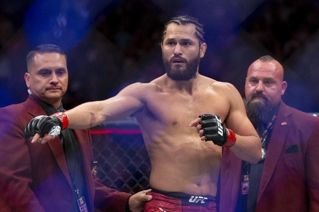 Jorge Masvidal celebrates his knockout victory over Ben Askren. Photo: AP