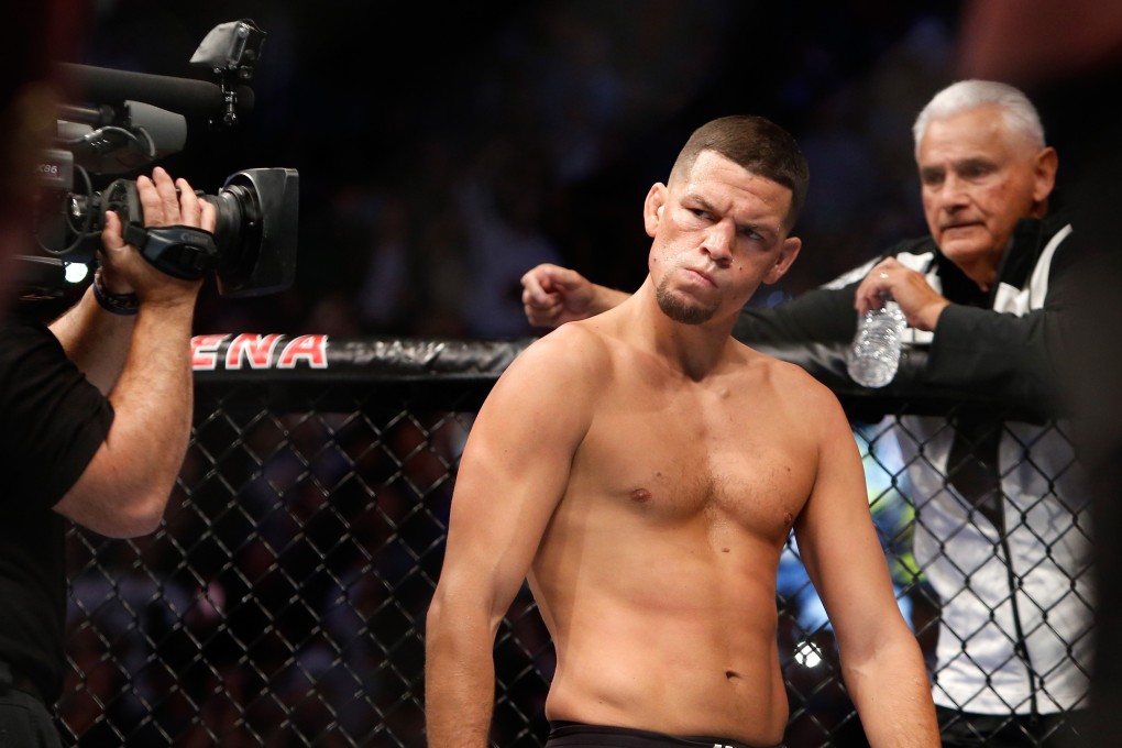 According to Nate Diaz, he is not fighting this weekend at UFC 244. Photo: AFP