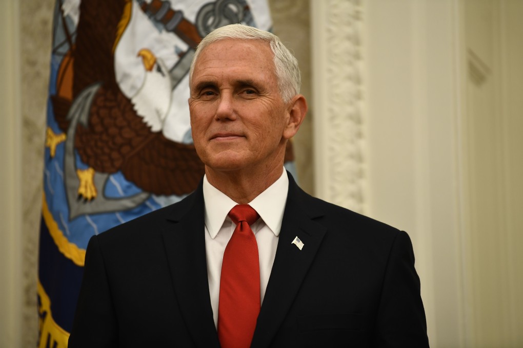 US Vice-President Mike Pence spoke about US-China relations on Thursday. Photo: AFP