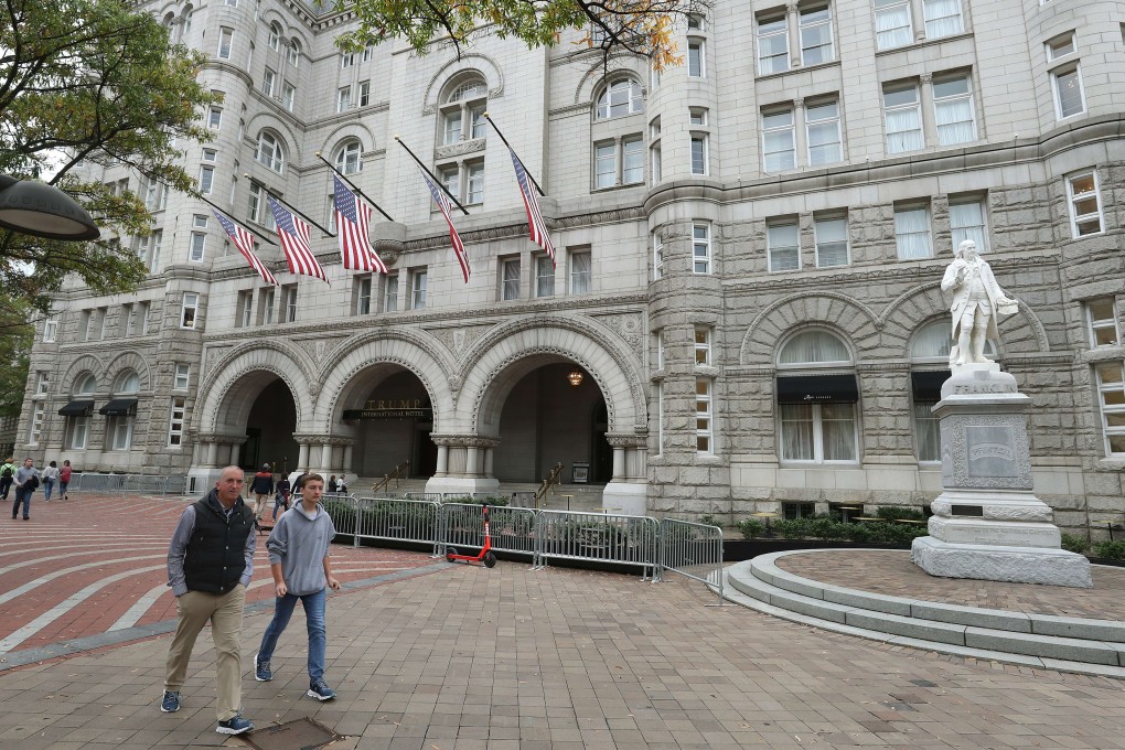 The Trump Organisation says it will consider offers to buy it out of a 100-year lease of the building, partly to avoid criticism over conflicts of interest. Photo: Getty Images via AFP