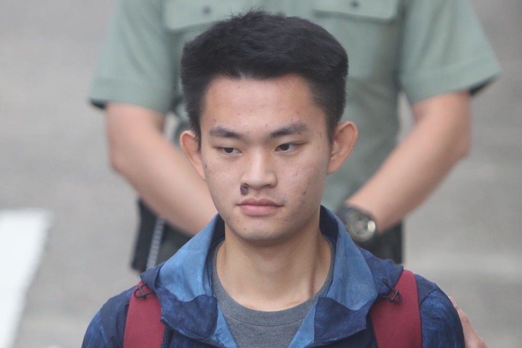 Murder suspect Chan Tong-kai outside the Pik Uk Correctional Institution, Clear Water Bay, in Hong Kong on October 23. Photo: Winson Wong