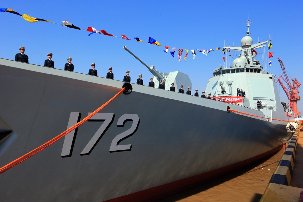 China’s two shipbuilding giants have built hundreds of military vessels over the past few years as the country’s navy seeks to modernise rapidly. Photo: Xinhua