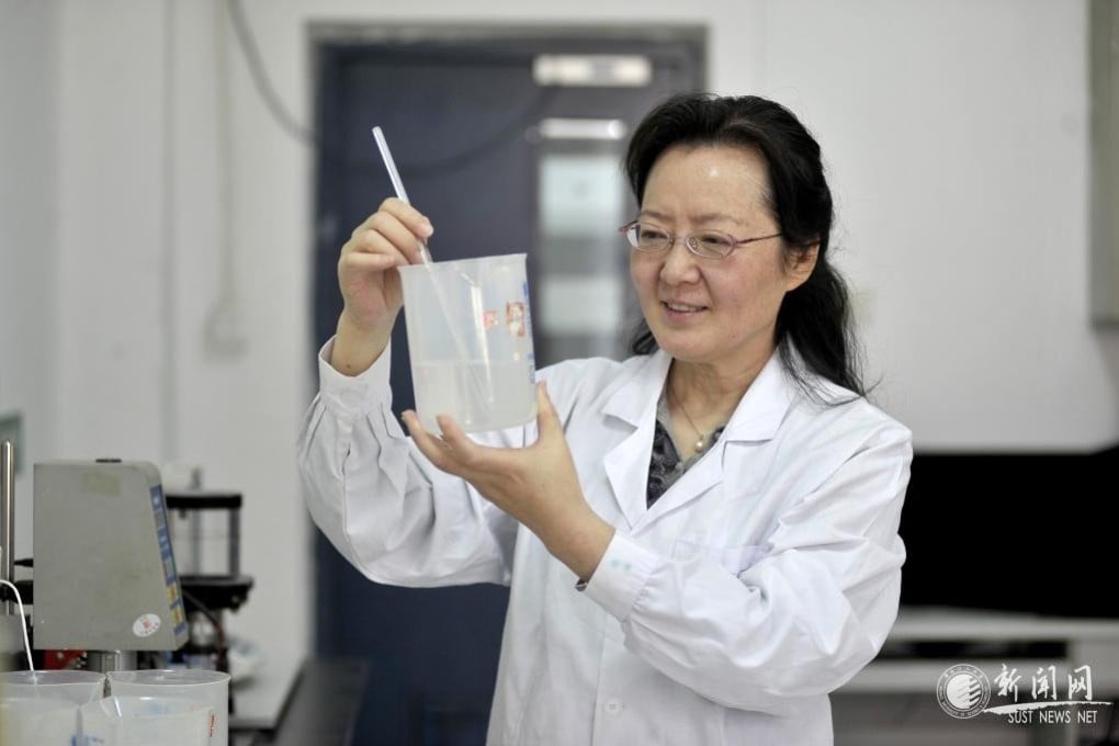 In 2010, Professor Zhang Meiyun, from the Shaanxi University of Science and Technology, and collaborators proposed to the government that coal fly ash could be used as a filler in paper. Photo: Handout