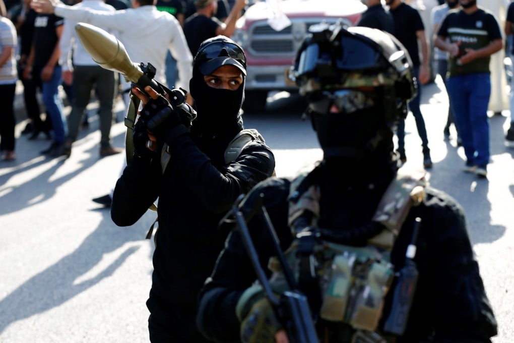 Iraqi Popular Mobilisation Forces in Baghdad, Iraq. Photo; Reuters