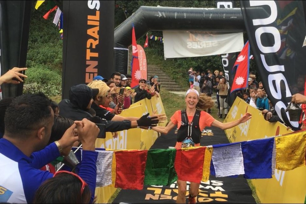 Judith Wyder has been crowed winner of the Golden Trail Series after winning the final 42km race in Nepal. Photo: Mark Agnew