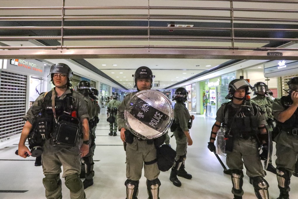During unrest in September, police were called to Maritime Square mall. Photo: Felix Wong
