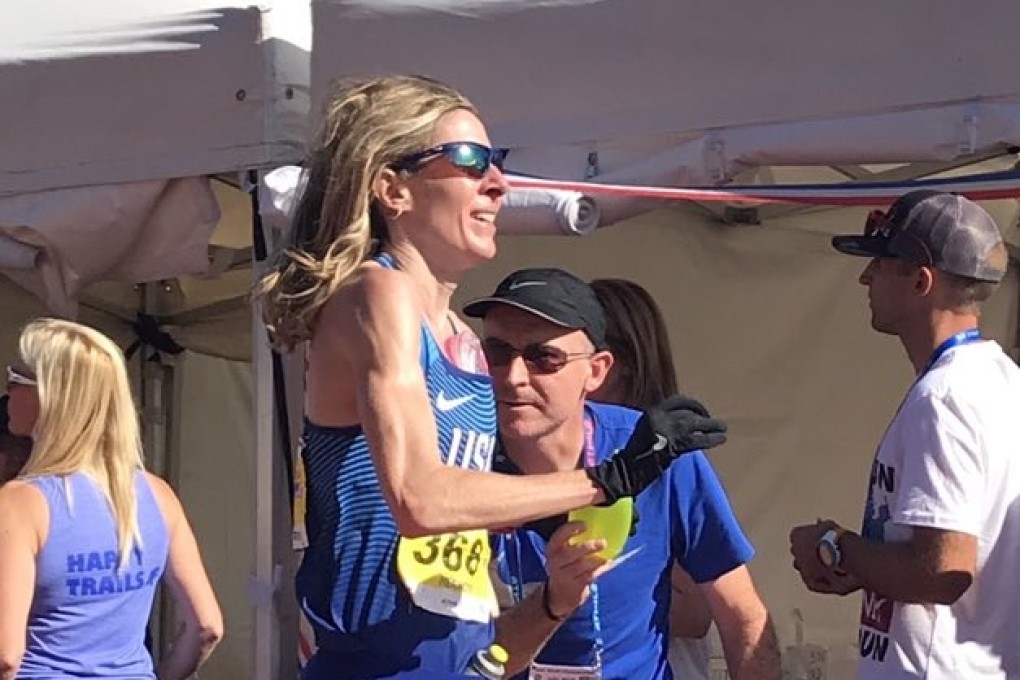 Camille Herron sets the 24 hour world record by running over 270km. Photo: USA Ultrarunning