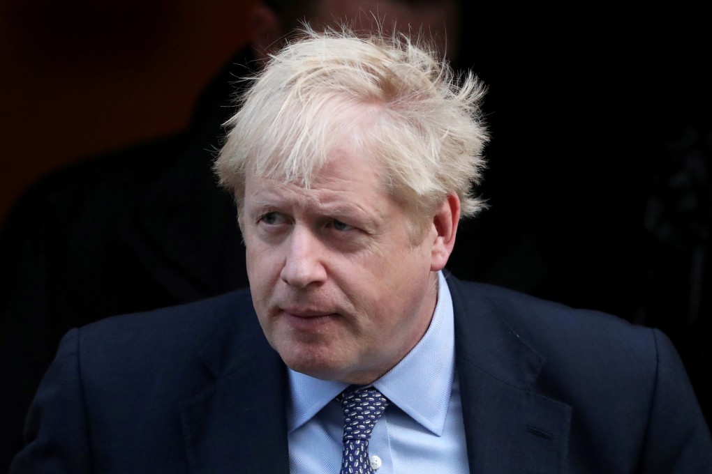 Britain's Prime Minister Boris Johnson leaves Downing Street to head for the House of Commons in London on October 19. Photo: Reuters