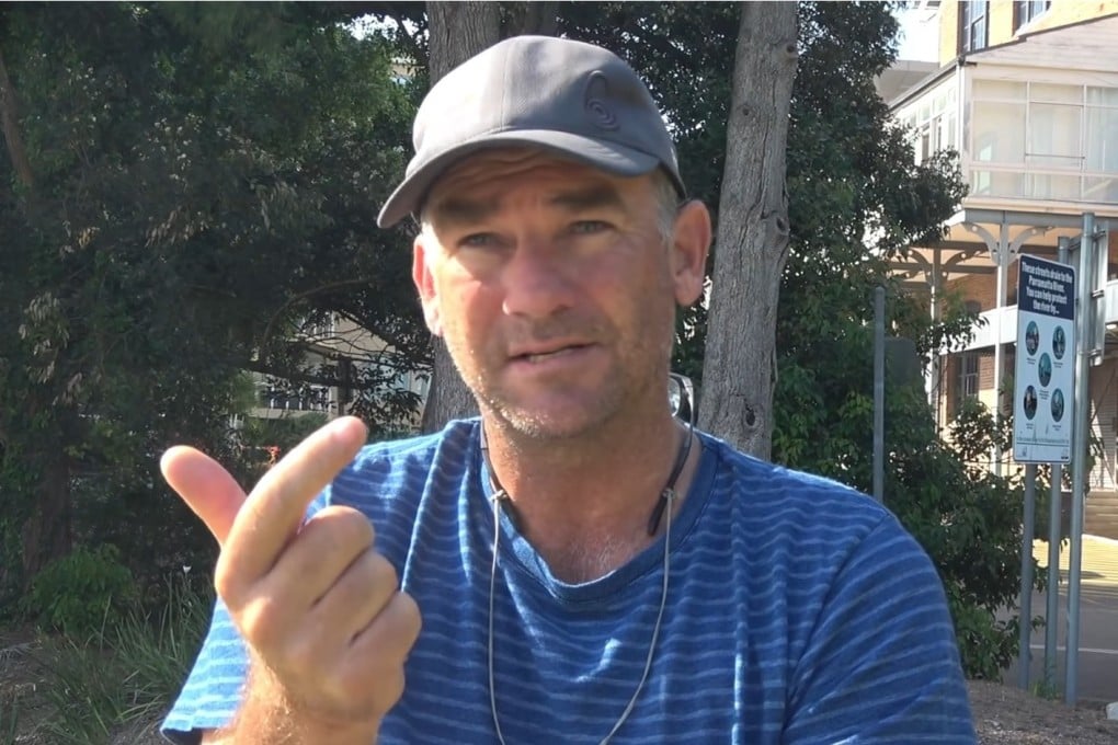 David Witt talks to Geoff Waller in Sydney. Photo: YouTube