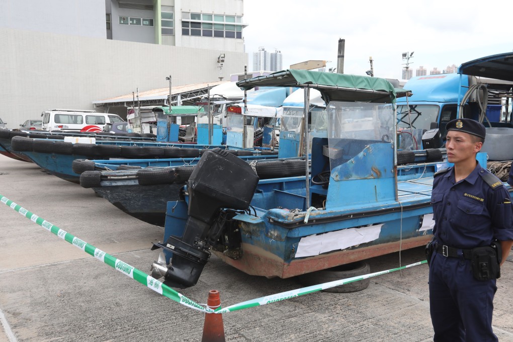 Smugglers use speedboats for the short trip between Hong Kong and the mainland. Photo: Nora Tam