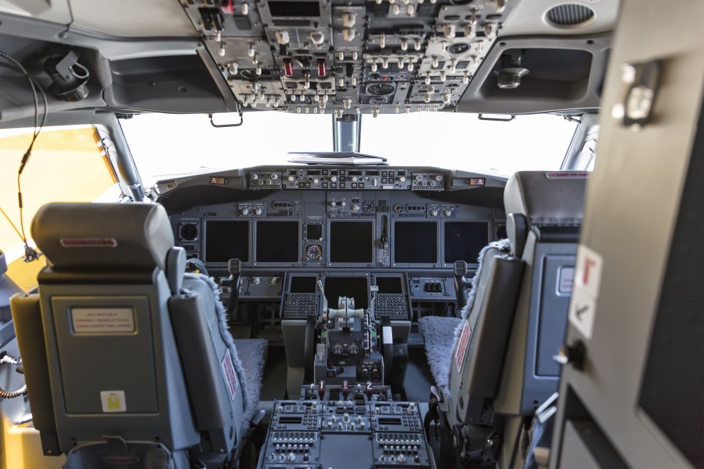Inside the cockpit of a Boeing 737-800. The complaint said the co-pilot tried to convince the flight attendant that the cameras were a ‘top-secret security measure installed in all of Southwest’s Boeing 737-800 planes’. File photo: Shutterstock