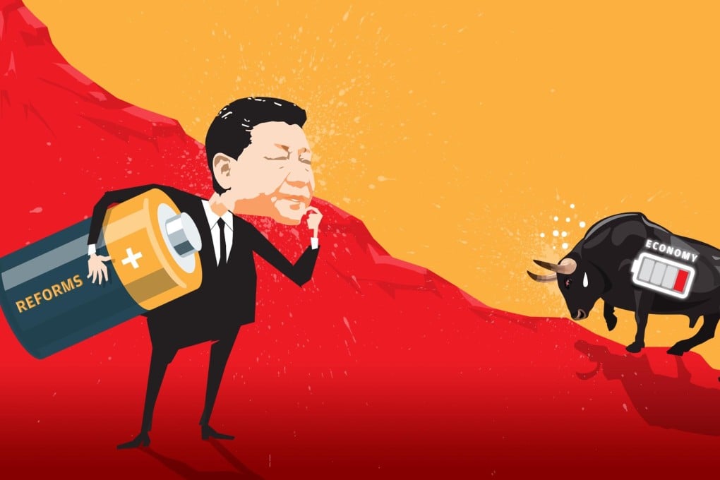 The last plenary session of the 19th Central Committee of the Communist Party of China, which will this year be attended by around 400 delegates including top leaders, local governors and military top brass, took place in February 2019. Illustration: Henry Wong