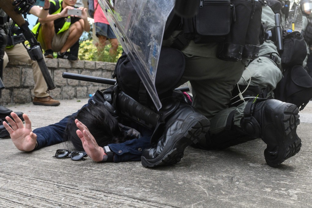 Police have arrested at least 36 children aged 16 or below since Hong Kong’s protest movement. Photo: AFP