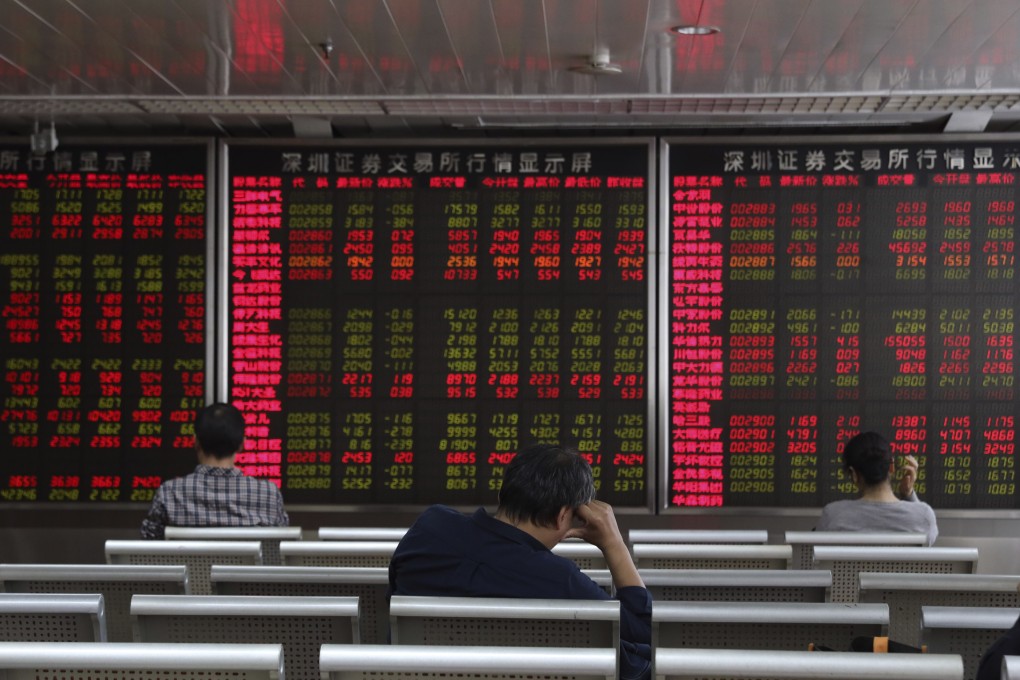Investors monitor stock prices at a brokerage in Beijing on October 9, 2019. Photo: Associated Press