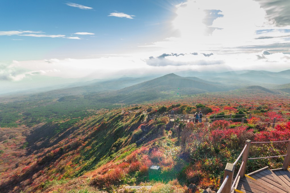 The view from the Yeongsil Trail, in Hallasan National Park, on the South Korean island of Jeju. Photo: Shutterstock