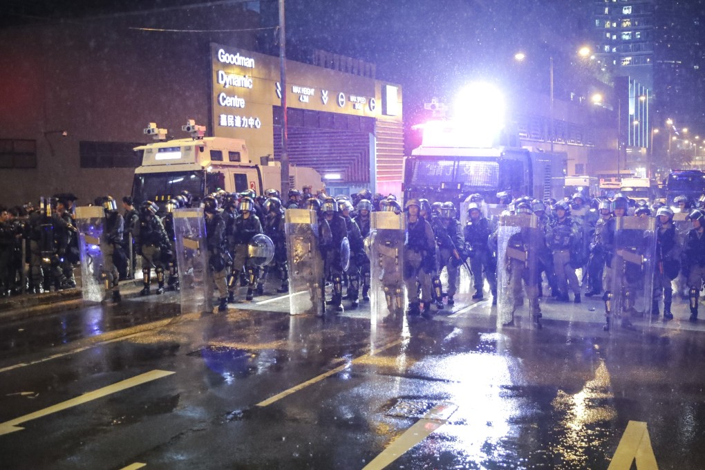 Riot officers have come in for criticism online over the way they police protests. Photo: Edmond So