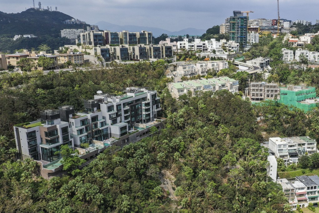 Image of luxury flats and residential buildings on Mount Kellett Road, The Peak. Photo: Roy Issa