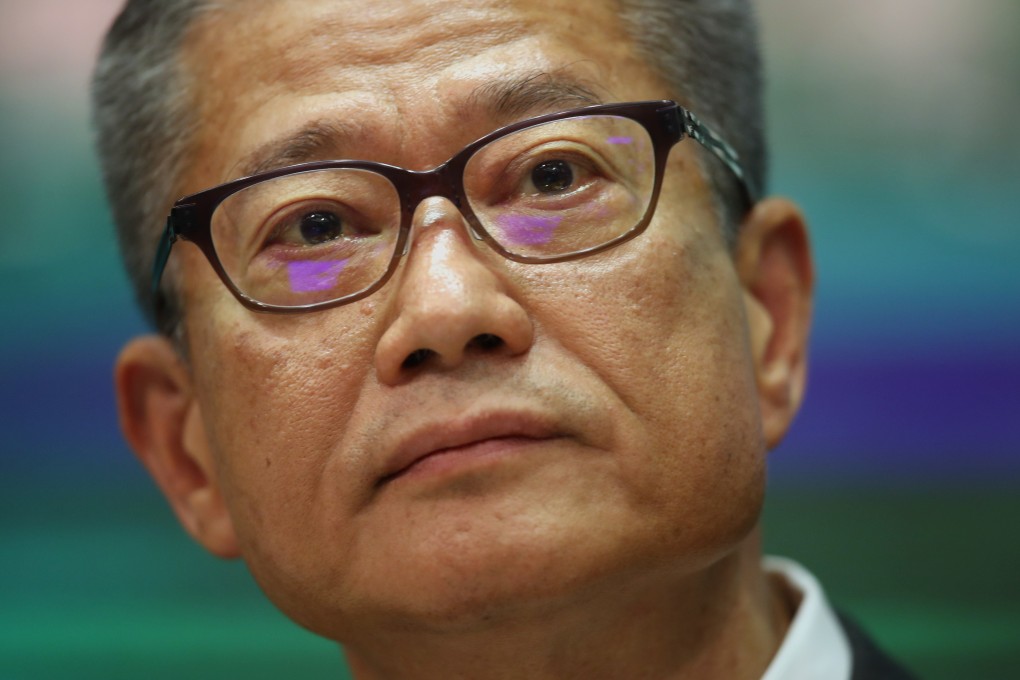 Paul Chan said Hong Kong retail sales recorded their biggest ever year-on-year drop in August. Photo: Winson Wong