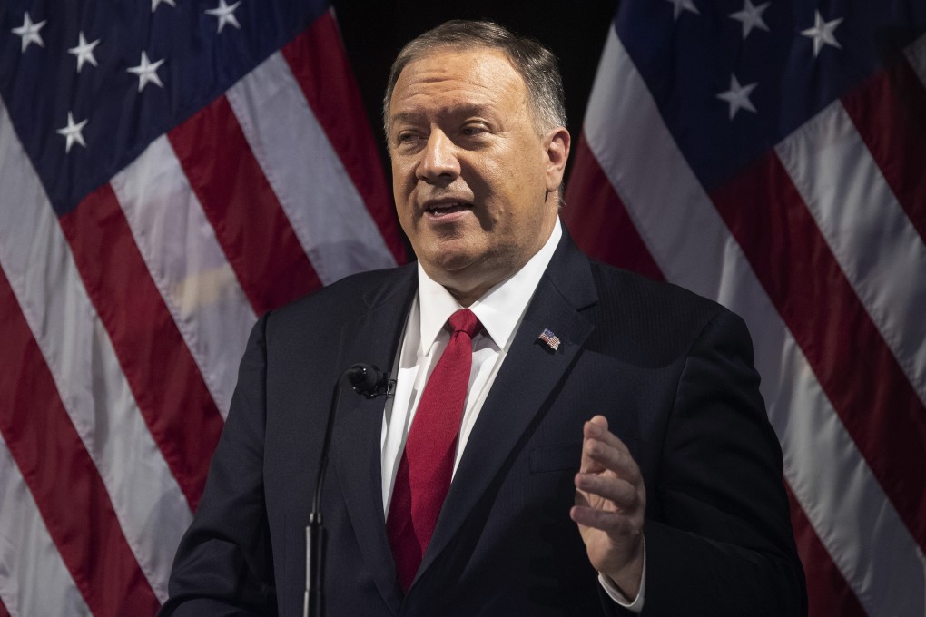 US Secretary of State Mike Pompeo’s speech to a right-wing think tank rehashed the Trump administration’s criticisms of China. Photo: AP
