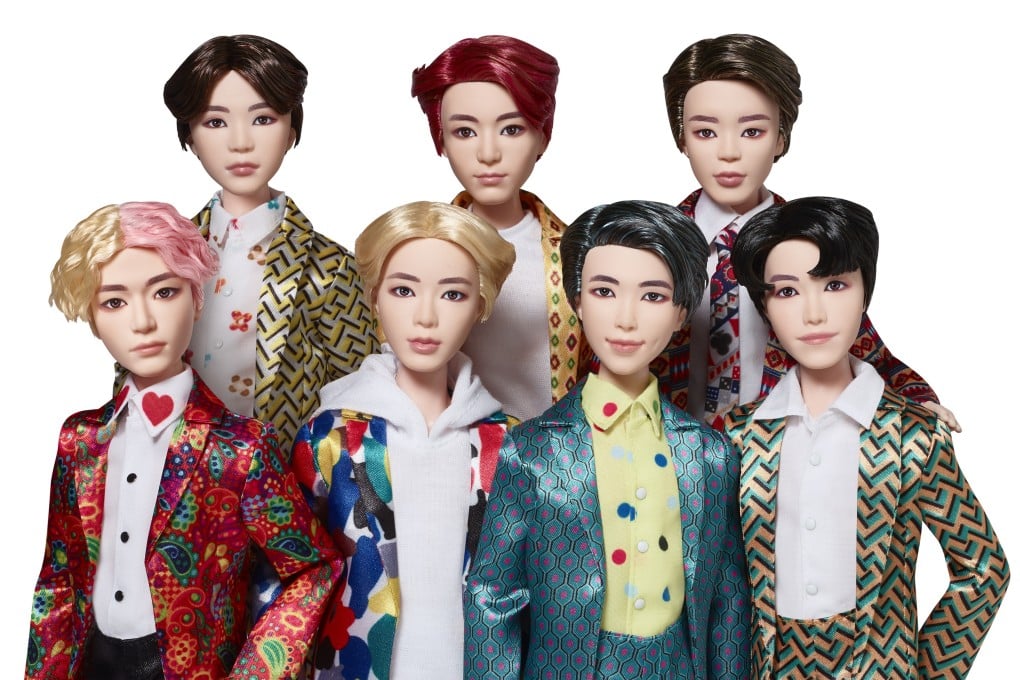 Mattel’s BTS dolls and a new range of Barbies have boosted the company’s sales. Photo: Mattel