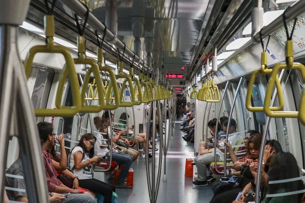 An MRT train in Singapore. Photo: SCMP