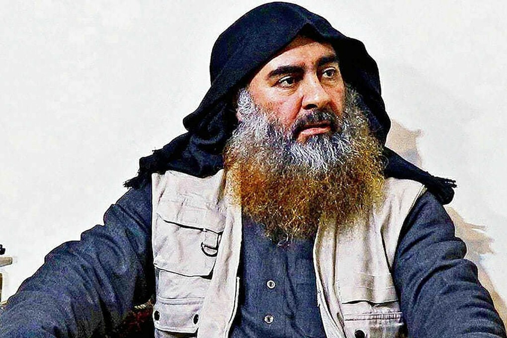 Late Islamic State leader Abu Bakr al-Baghdadi is seen in an undated picture released on Wednesday. Isis has confirmed Baghdadi’s death. Photo: US Department of Defence via Reuters