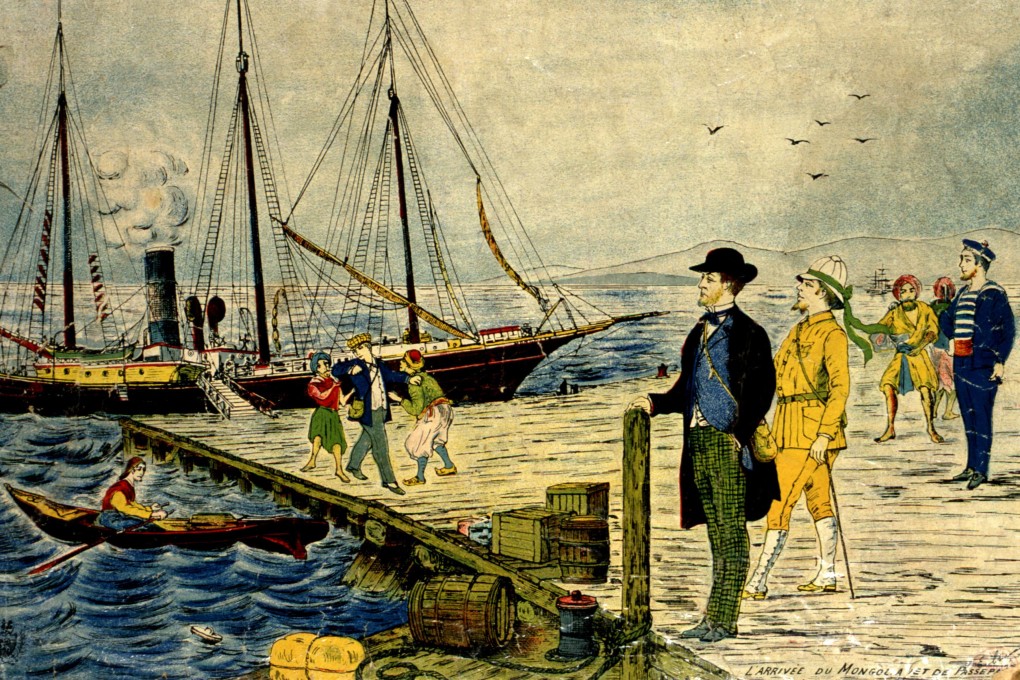 In Jules Verne’s Around the World in 80 Days, Phileas Fogg manages to circumnavigate the globe within the allotted time frame. How would he fare today? Photo: Alamy