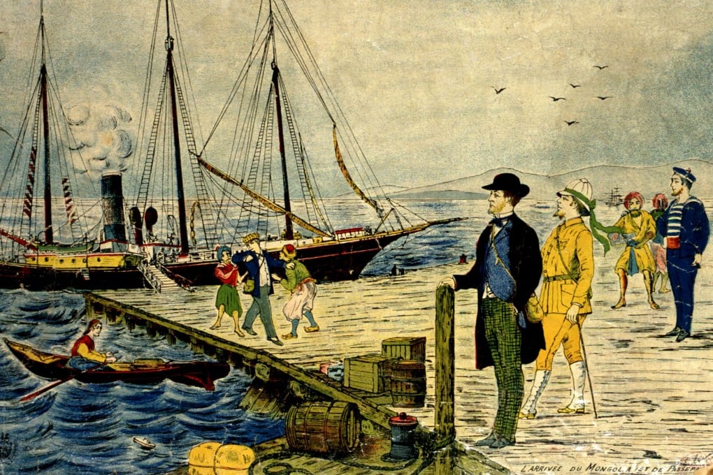 In Jules Verne’s Around the World in 80 Days, Phileas Fogg manages to circumnavigate the globe within the allotted time frame. How would he fare today? Photo: Alamy