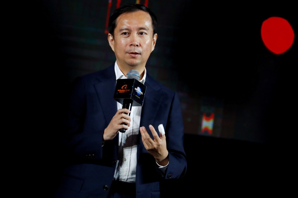Daniel Zhang Yong, executive chairman and chief executive of Alibaba Group Holding, says the company aims to serve more than one billion annual active consumers by the end of its fiscal 2024. Photo: Reuters