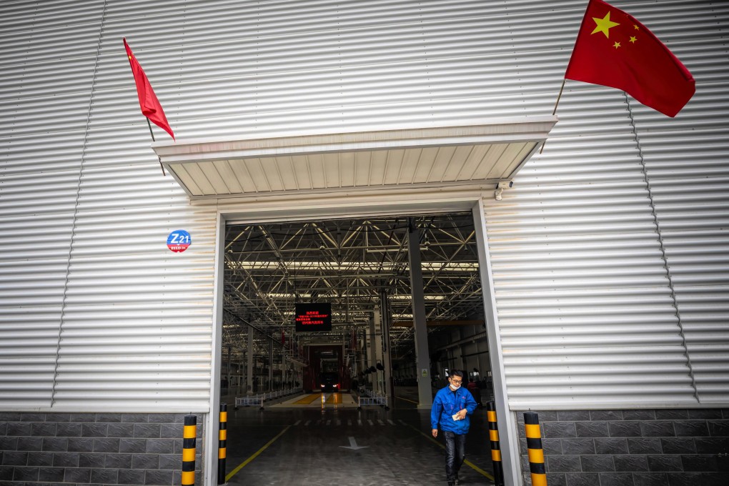 The Caixin statement showed new export orders rose at the fastest pace since US-China trade war broke out. Photo: EPA