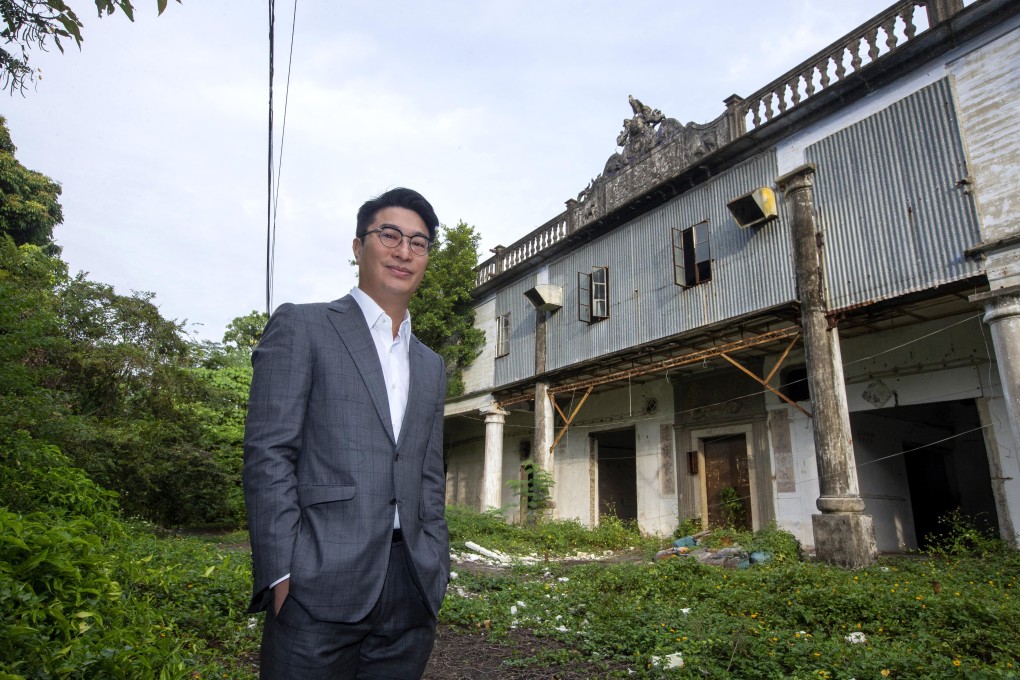 Martin Lee Ka-shing, co-chairman and managing director of Henderson Land Development, at Kong Ha Wai in Yuen Long. Photo: Handout