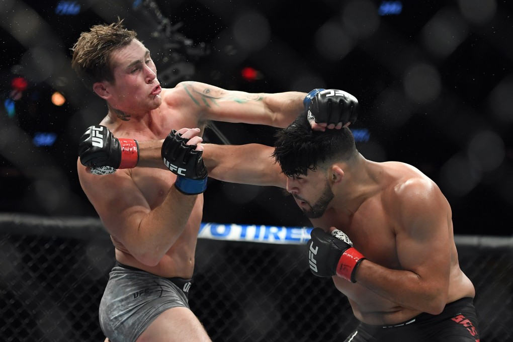 Kelvin Gastelum (right) fights Darren Till at UFC 244. Photos: USA TODAY Sports
