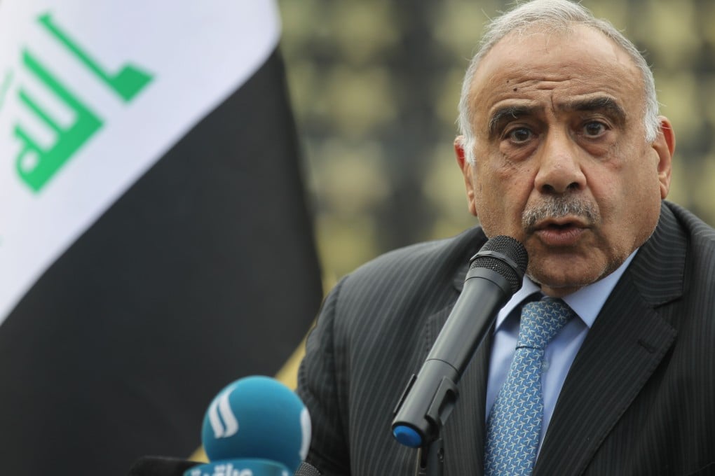 Iraq's Prime Minister Adel Abdel Mahdi. Photo: AFP