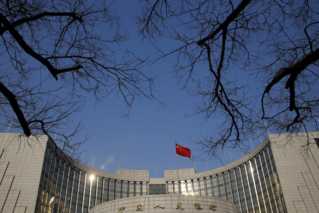 The PBOC cut the one-year rate on its medium-term lending facility (MLF) by 5 basis points to 3.25 per cent. Photo: Reuters