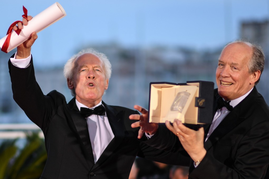 Belgian directors Jean-Pierre (left) and Luc Dardenne receive the best director prize for Young Ahmed at the 2019 Cannes Film Festival in Cannes, France. They compare the Islamic radicalism they depict in the film with the fanaticism of the Catholic Church’s Inquisition. Photo: AFP
