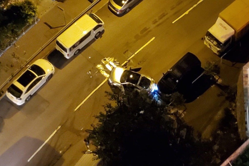 The attack occurred soon after 12.15am along Yiu Hing Road in Shau Kei Wan. Photo: Facebook