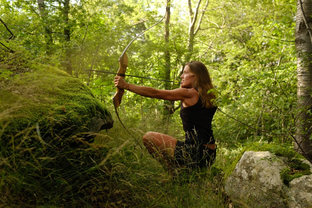 Miriam Lancewood spent the first two years in the wild using a bow and arrow before moving on to the rifle. Photo: Courtesy of Miriam Lancewood