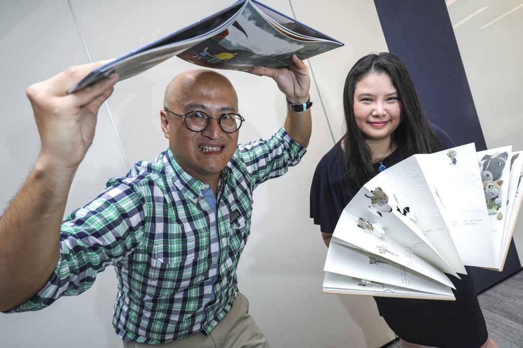 Rolling Books founder James Chong Kwok-Tung and Dawning Leung. Photo: May Tse