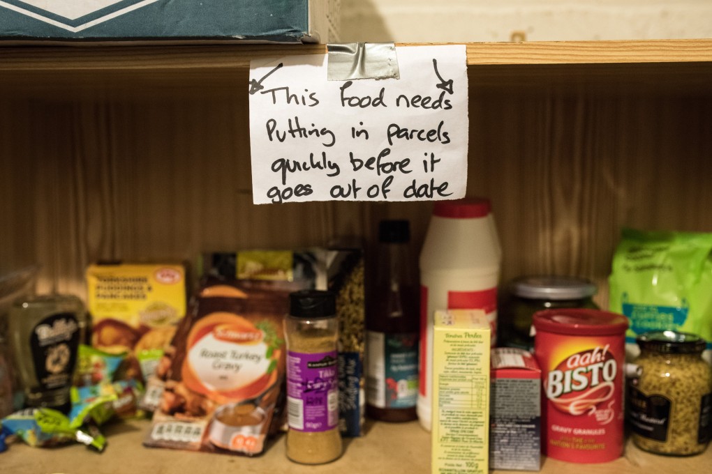 Researchers found the number of food banks run by the Trussell Trust mushroomed from 57 in 2010 to 424 today. Photo: AFP