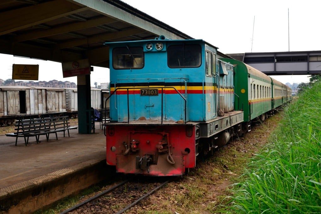 A train is seen at the Uganda Railways Corporation headquarters in Kampala, Uganda. Photo: Reuters