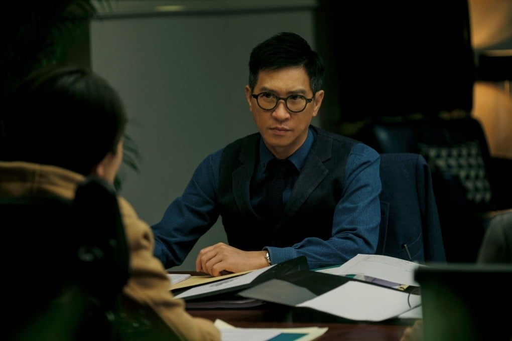 Nick Cheung in a still from Guilt by Design (category IIA; Cantonese), directed by Paul Sze, Kenneth Lai and Lau Wing-tai and co-starring Hans Zhang and Eddie Cheung.